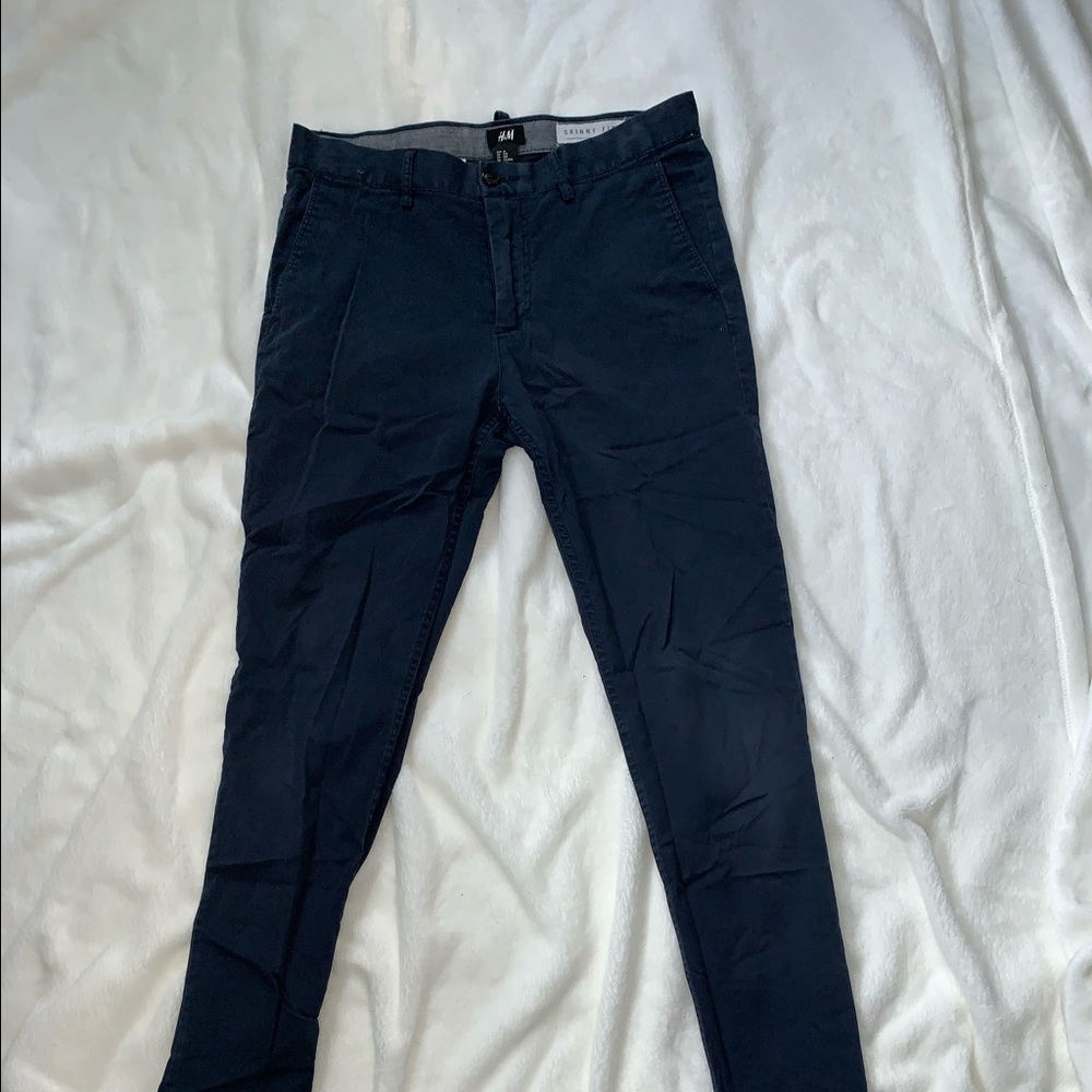 🔥H&M blue jeans with extra button (size 32)